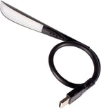 USB-Flexleuchte schwarz, zum Anschluss an eine USB-Steckdose