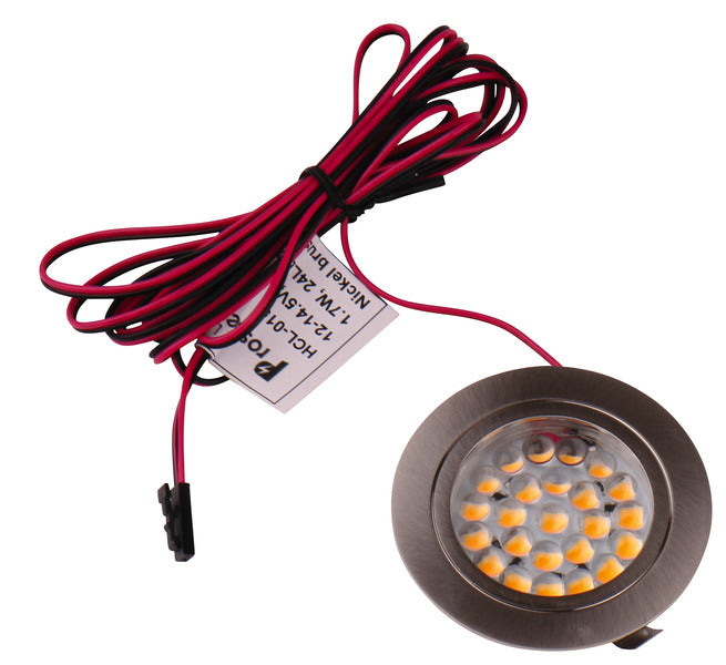 Edelstahl-LED-Spot mit 24 LEDs