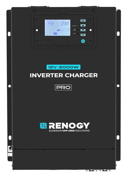 RENOG Hochfrequenz-Sinus-Wechselrichter / Ladegerät - PRO 2000 W
