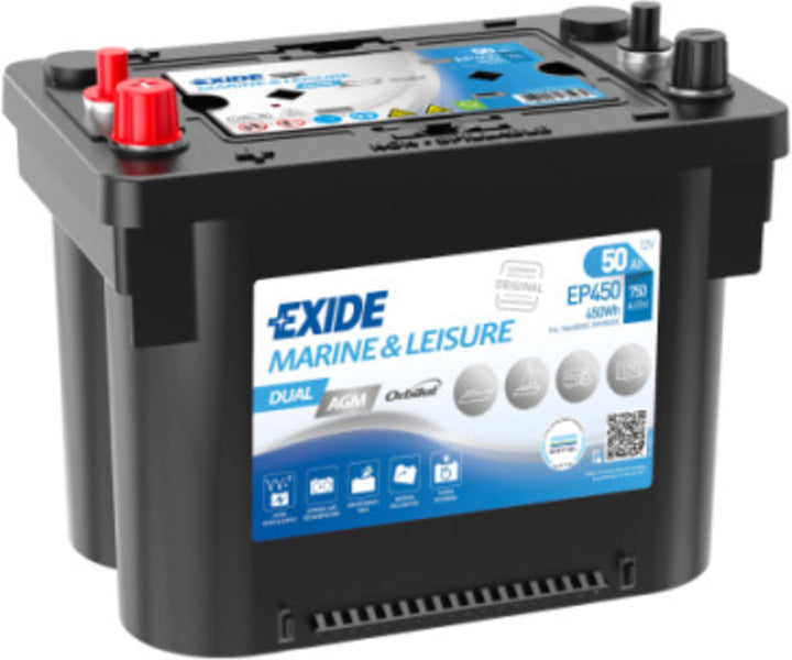 Dual AGM-Batterie EP450 50Ah, 260x173x206mm, 19kg