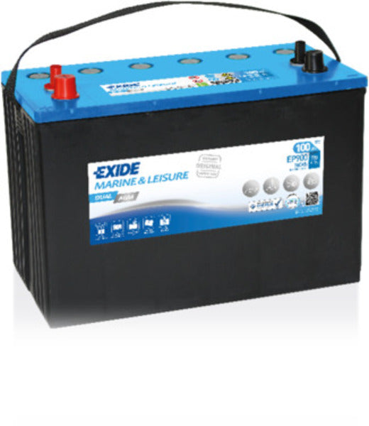 Exide DUAL AGM Batterie EP900 100 Ah