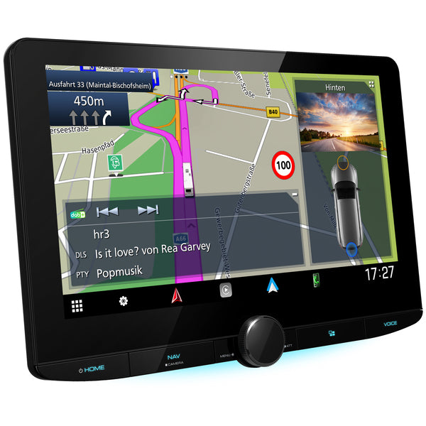 Mit Garmin Kartendaten für Wohnmobile, Digitalradio DAB+ und Smartphone-Anbindung