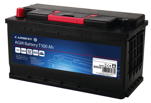 Carbest AGM-Batterie T100Ah - Batterie für T5 / T6 Vordersitz