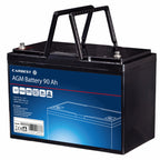 Carbest AGM Batterie 90Ah, 306x169x215mm, Schraubpole