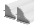 Stabiles Aluminium-Spoilerprofil, 2 Stück, passend zu allen Carbest Modulen bis 545 mm