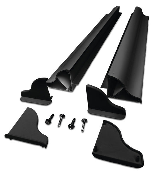 Stabiles Aluminium-Spoilerprofil, 2 Stück, passend zu allen Carbest Modulen bis 545 mm