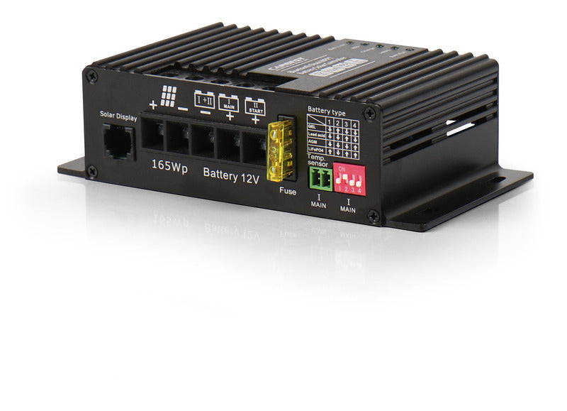 MPPT-Solarladeregler - 12 V - 12 A - 165 Wp