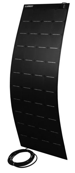 Solarpanel 12V/135W Flex Quadrat schw.inkl.Laderegler+Dachdurchführung