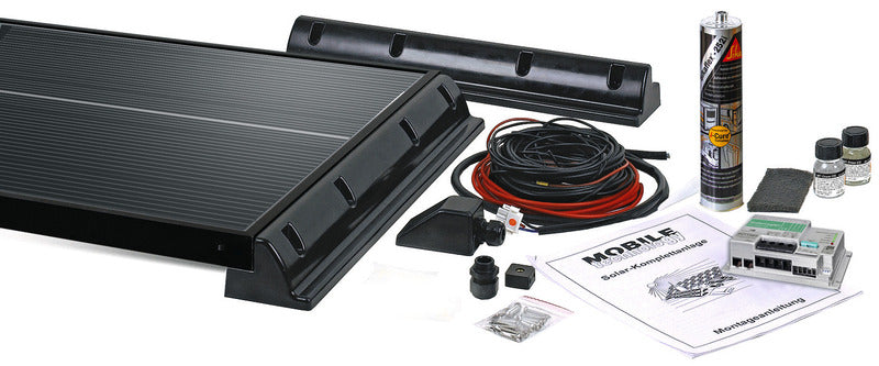 BUETT MT 65 Solar-Komplettanlage, 1x 65W-Cis Modul, Solarregler Duo