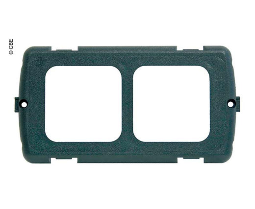 CBE Halterahmen 2-fach CBE MAT2NL/G schiefergrau RAL7015