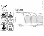 Caravan-Vorzelt Evora 390