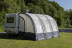 Caravanvorzelt RIMINI AIR II,aufblasbar,hellgrau/d-grau,inkl.Luftpumpe
