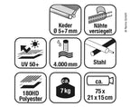 Sonnendach TECH-LINE Canopy Highline 280x240, Höhe 255-305 cm