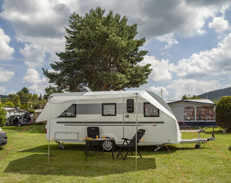 Sonnenvordach Mauritius L 5,1x3m, 2 Aufstellstangen
