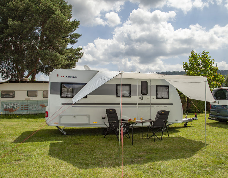 Sonnenvordach Mauritius L 5,1x3m, 2 Aufstellstangen