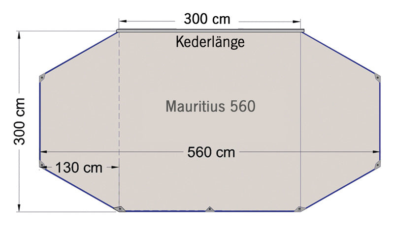 RE-TENT Sonnensegel MAURITIUS 560