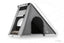 Dachzelt COLUMBUS SMALL X-LONG 130x210cm, Farbe: grau,Schale: weiÃ