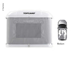 Hartschalen Parallelhubdachzelt TOPCAMP DOUBLE-UP medium 210x145x150cm
