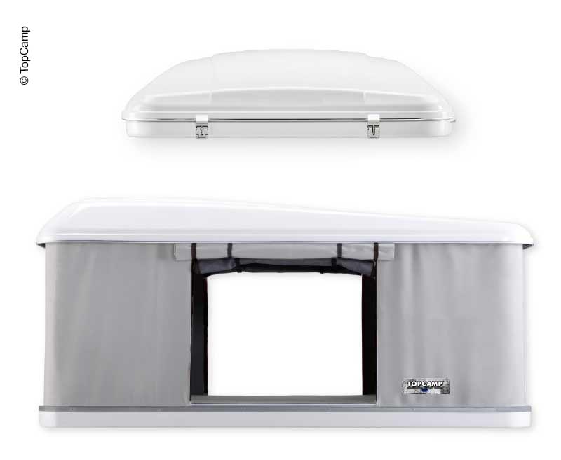 Hartschalen Parallelhubdachzelt TOPCAMP DOUBLE-UP large 210x160x150cm