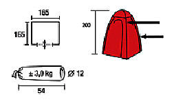 Reimo Tent Duschzelt Malta