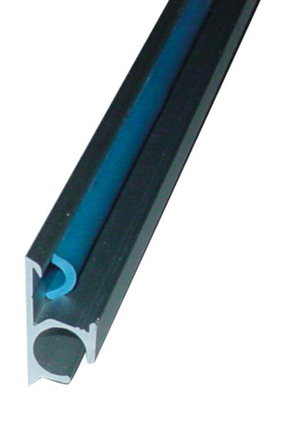 Aluminium Kederschiene mit Schraubkanal - 2,5 m