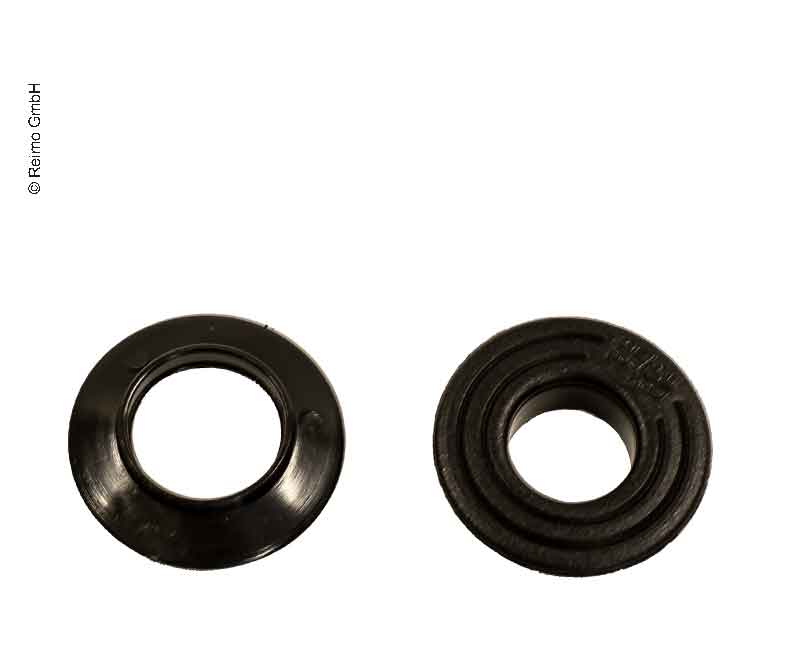 TREM Kunststoff-Ösen 15 mm, 12 Stück
