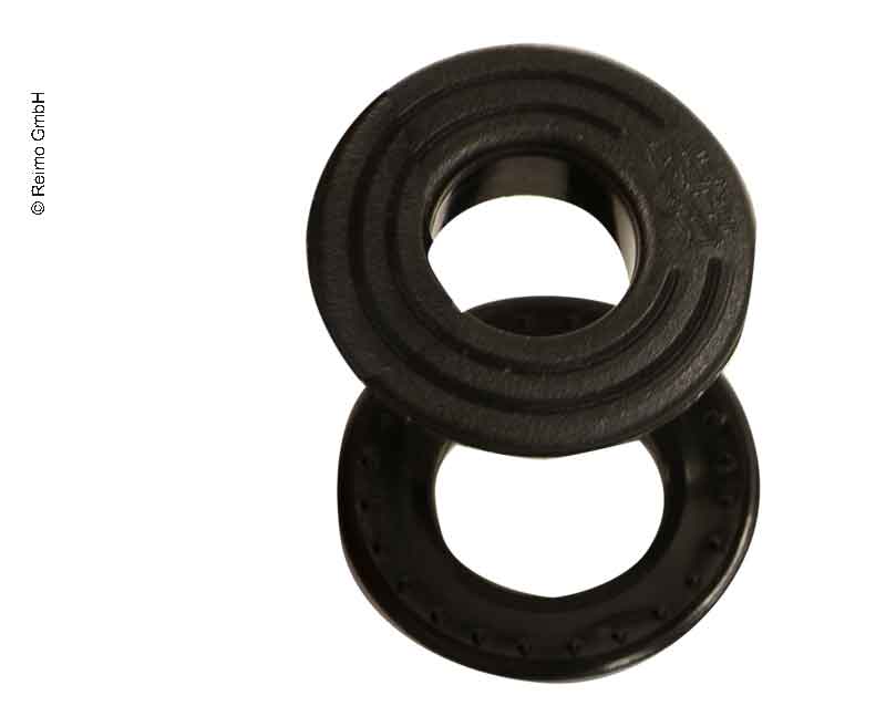 TREM Kunststoff-Ösen 15 mm, 12 Stück