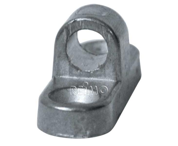HEUSS Wandösen senkrecht, Aluminium, 5 Stück