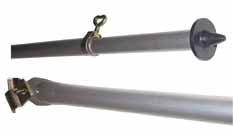 UMEFA Orkanstütze Alu 170-260cm Ø25mm