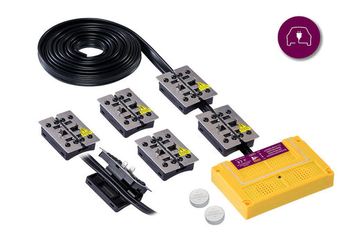 MARDE Marder-Stop&Go - 8 Plus-Minus Hochspannungsgerät mit Ultraschall - Batteriebetrieb