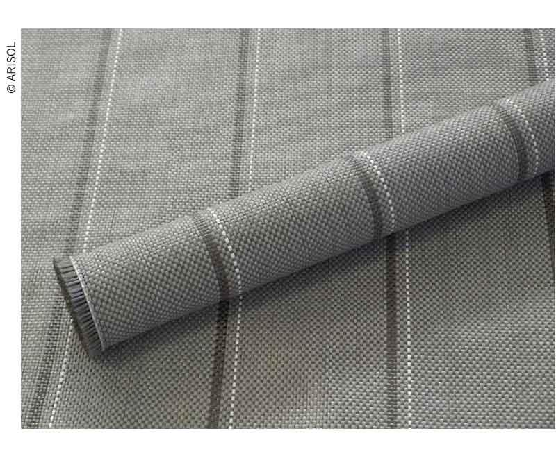 Arisol Zeltteppich Arisol Standart, grau B250xL300cm, gestreift, 300g/m2