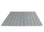 Zelt-/Markisenteppich TRAVLEY grau B250xL260cm, gestreift, 100% PP