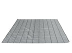 Zelt-/Markisenteppich TRAVLEY grau B250xL370cm, gestreift, 100% PP