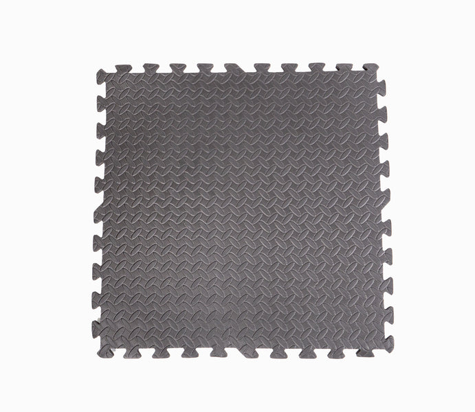 Bodenfliesen 60 x 60 cm - 4er Set inklusive Eckleisten