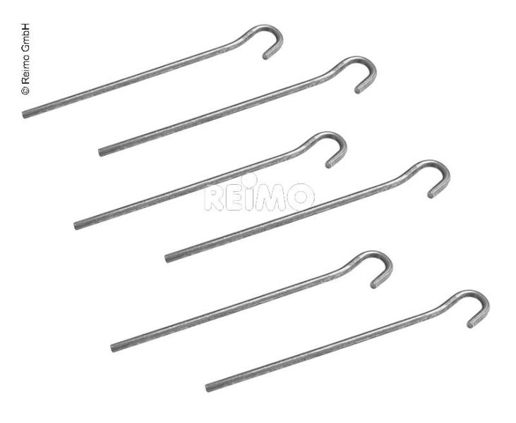 Zeltteppich, Vorzeltteppich Eisenheringe für Clips