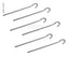 Zeltteppich, Vorzeltteppich Eisenheringe für Clips