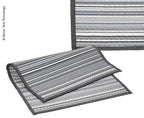 Markisenteppich VILLA STRIPE 2,5x3,9m, PP, inkl. Transporttasche