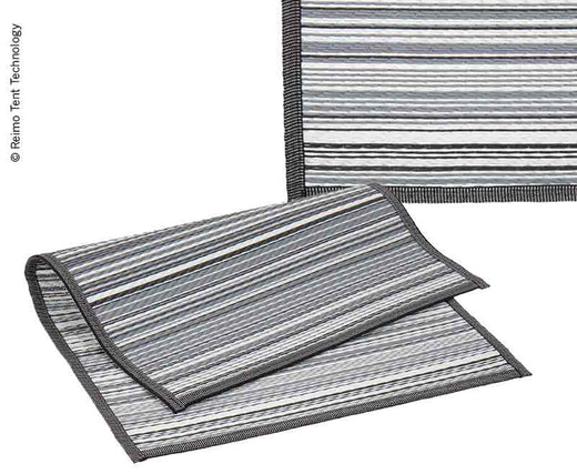 Reimo Tent Markisenteppich VILLA STRIPE 2,5x3,9m, PP, inkl. Transporttasche