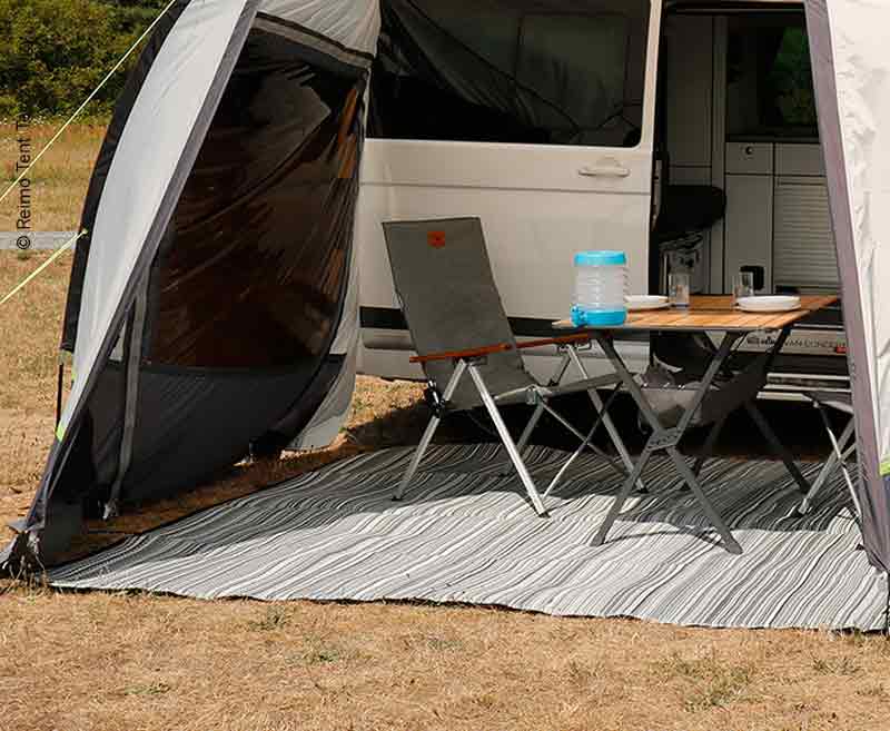 Markisen- oder Zeltteppich in neuem trendigem Design