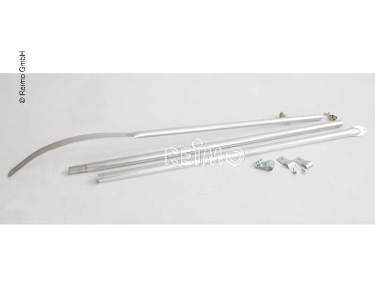 Spannstange gebogen 210-275cm Alu Ã25mm 3-teilig