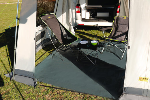 Reimo Tent Allzweckplane/Tarpaulin Gr.3x5m, Farbe: Grau