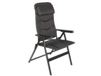 Campingstuhl klappbar, faltbar, gepolstert, inkl. Kopfpolster. Mit 7-fach-ergonomischer Rückenlehne