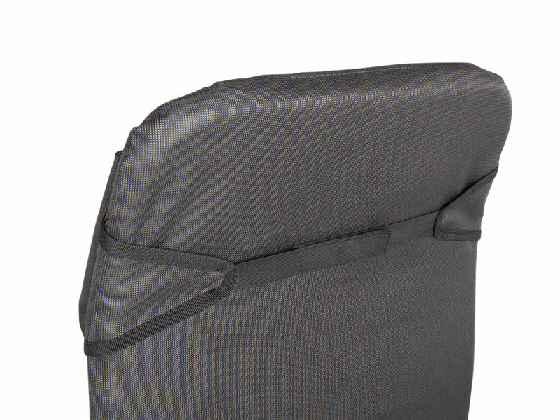 Campingstuhl klappbar, faltbar, gepolstert, inkl. Kopfpolster. Mit 7-fach-ergonomischer Rückenlehne