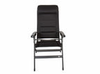 Klappstuhl MALAGA BREEZE XL, gepolstert,schwarz, Mesh, Metallgelenke