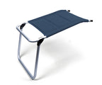 Beinauflage MALAGA COMFORT, gepolstert, dunkelblau, Aluminiumgestell