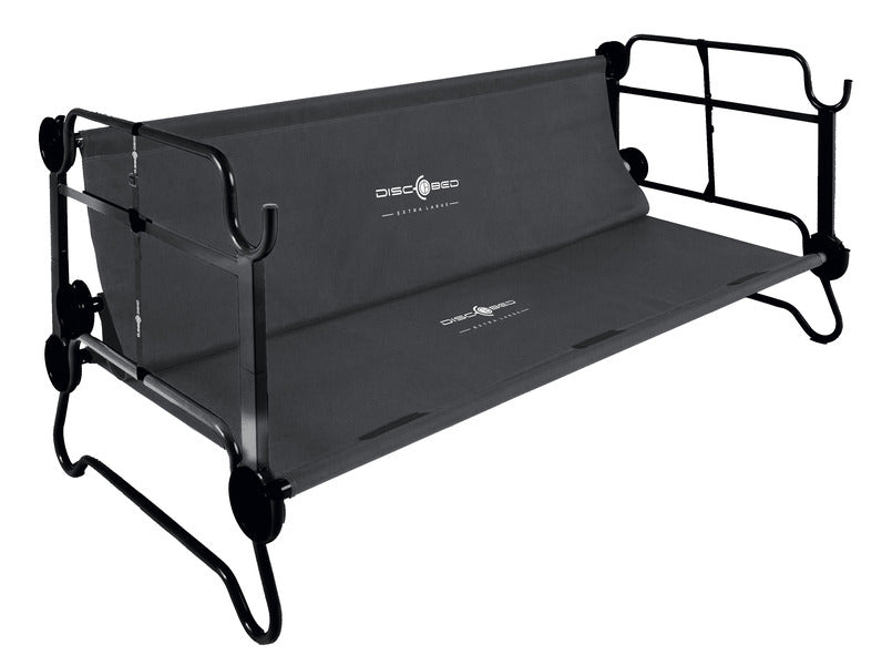 Etagenbett XL mit Seitentaschen - Anthrazit