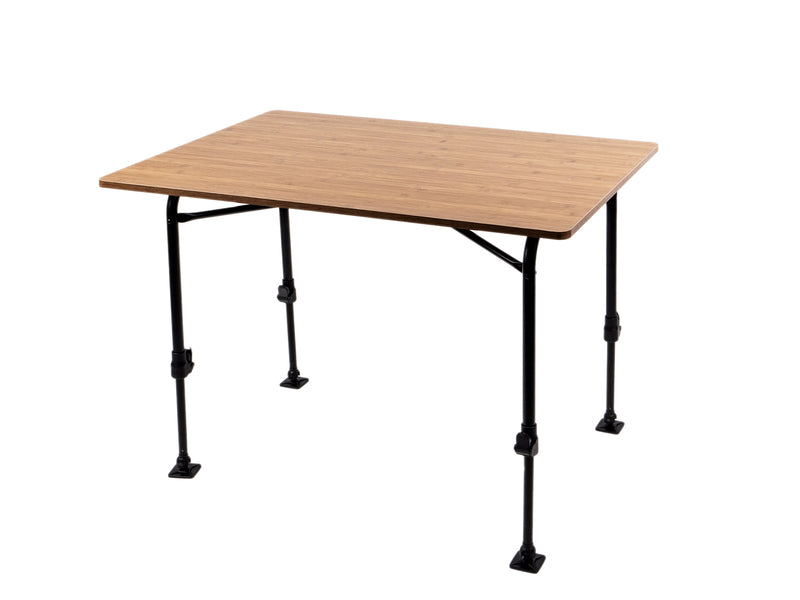 Campingtisch TJÃRN 100, 100x68x51/71cm, schwarzes Aluminiumgestell