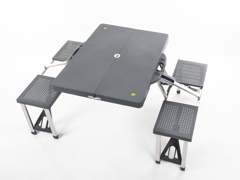 Mc Camping Picknick-Tischgruppe für 4 Personen - 85 x 65cm