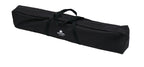 Camping-Tisch mit Bambusplatte - 100 x 65 x 42/65 cm