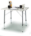 Campingtisch EIK 120x60 mit Stahlgestell,hÃ¶henverstellbar, MDF-Platte